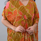 Mustard Printed Indo- Western