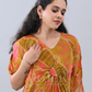 Mustard Printed Indo- Western