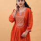 Orange indo- western