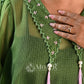 Emerald Cascade Dress