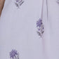 Lavender Embroidered Yoke Kurta Set