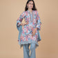 Pastel Floral Printed Kurta Set