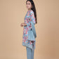Pastel Floral Printed Kurta Set
