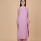 Pastel Pink Mirror Work Kurta Set