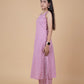 Pastel Pink Mirror Work Kurta Set