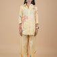 Yellow Camel Embroidered Co-Ord Set