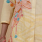 Yellow Camel Embroidered Co-Ord Set
