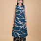 Ocean Teal Abstract Kurta Set
