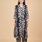 Black & White Floral Kurta Set
