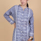 Blue Ethnic Printed Co-Ord Set