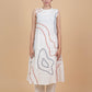 Cream Abstract Embroidered Kurta Set