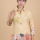 Yellow Crochet Hem Kurta Set