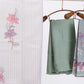 Green Linen Cotton Floral Unstitched Suit Set