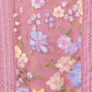 Mauve Pink Floral Appliqué Unstitched Suit Set