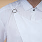 Men's White Cotton Rayon Designer Shirt