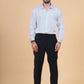 Mens Classic White Textured Cotton Shirt