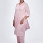 Baby Pink Polka Dot Kurta Set