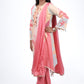 Multicolor Floral Printed Kurta Set with Dupatta