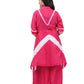 Pink Tie-Dye Embroidered Kurta Set
