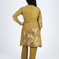 Olive Green Embroidered Kurta Set